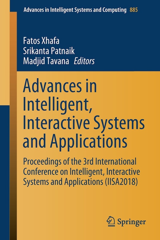 Couverture_Advances in Intelligent, Interactive Systems and Applications