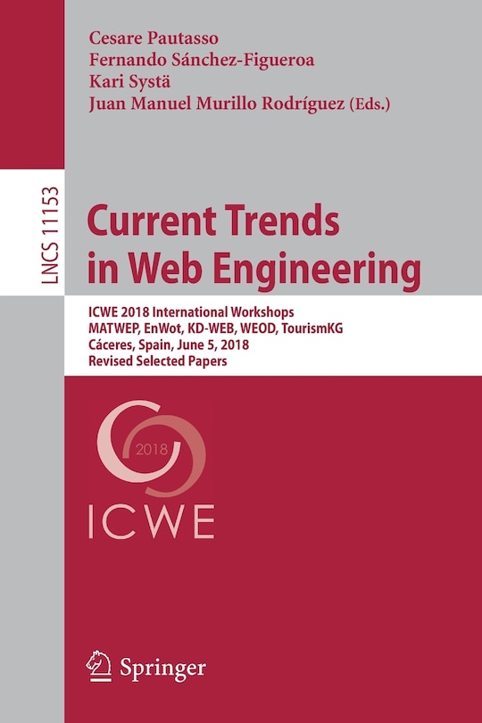 Front cover_Current Trends in Web Engineering