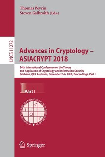 Front cover_Advances in Cryptology - ASIACRYPT 2018