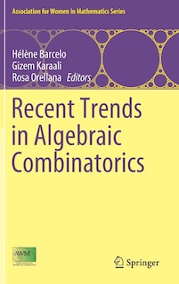 Couverture_Recent Trends In Algebraic Combinatorics
