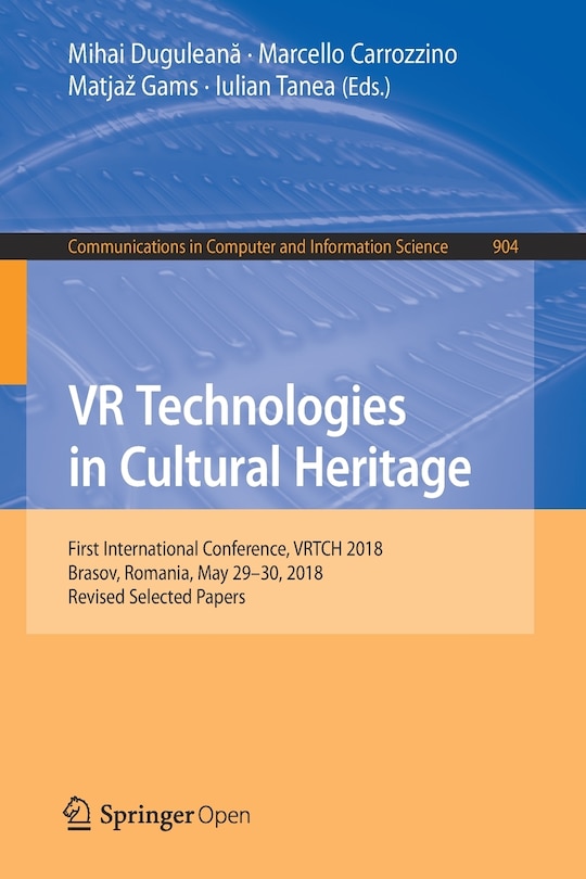 Couverture_VR Technologies in Cultural Heritage