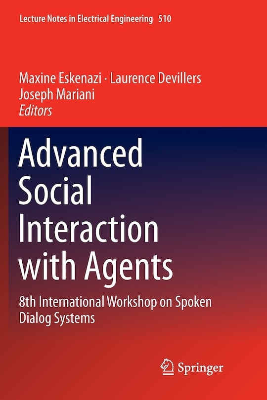 Couverture_Advanced Social Interaction With Agents