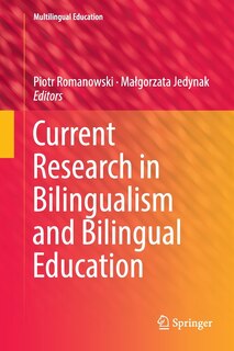 Couverture_Current Research In Bilingualism And Bilingual Education