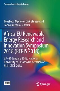 Front cover_Africa-eu Renewable Energy Research And Innovation Symposium 2018 (reris 2018)