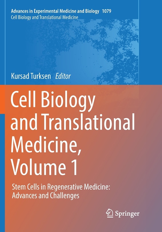 Front cover_Cell Biology And Translational Medicine, Volume 1