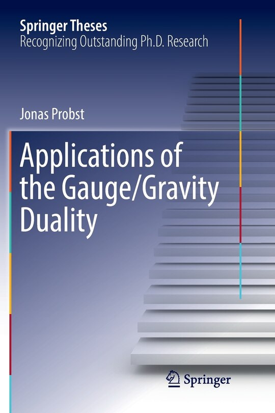 Front cover_Applications Of The Gauge/gravity Duality