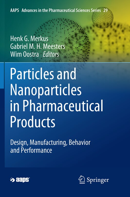 Couverture_Particles And Nanoparticles In Pharmaceutical Products