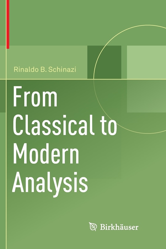 Front cover_From Classical To Modern Analysis