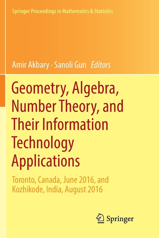 Front cover_Geometry, Algebra, Number Theory, And Their Information Technology Applications