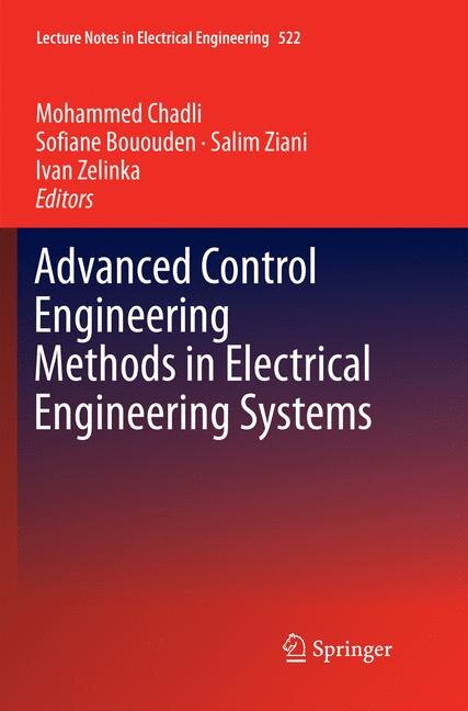 Front cover_Advanced Control Engineering Methods In Electrical Engineering Systems