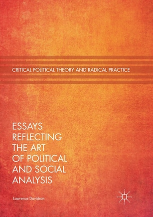 Essays Reflecting The Art Of Political And Social Analysis