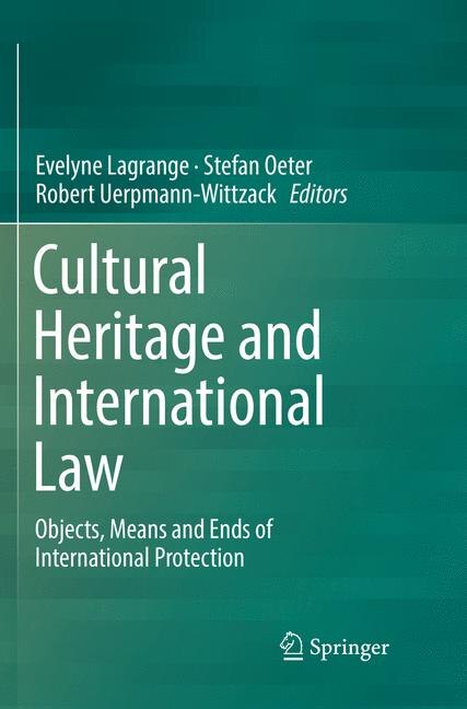 Front cover_Cultural Heritage And International Law