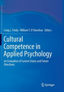 Couverture_Cultural Competence In Applied Psychology