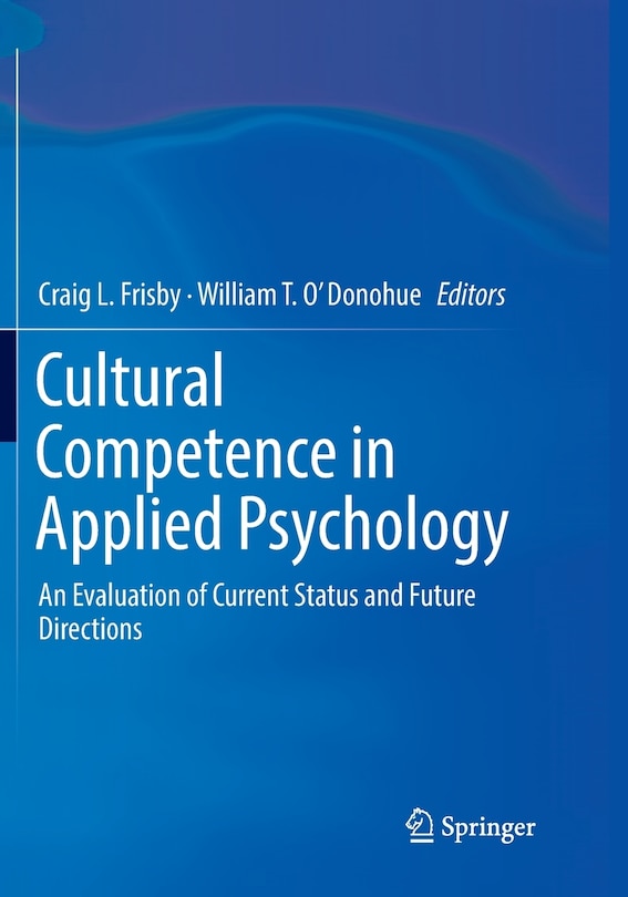 Couverture_Cultural Competence In Applied Psychology