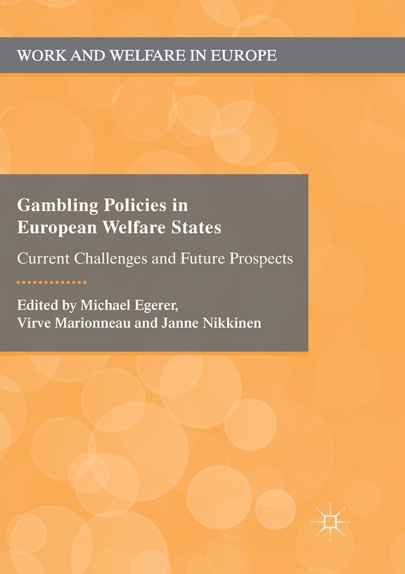 Front cover_Gambling Policies In European Welfare States