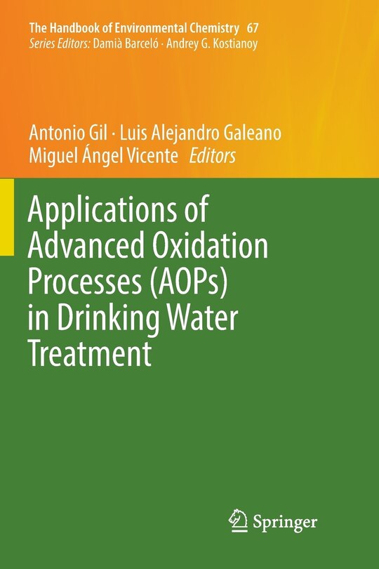 Couverture_Applications Of Advanced Oxidation Processes (aops) In Drinking Water Treatment