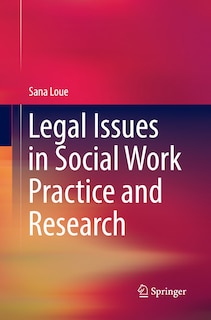 Couverture_Legal Issues In Social Work Practice And Research