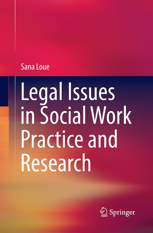 Couverture_Legal Issues In Social Work Practice And Research