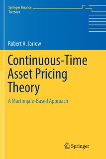 Front cover_Continuous-time Asset Pricing Theory