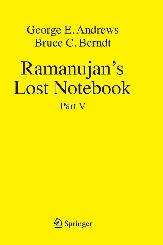 Front cover_Ramanujan's Lost Notebook
