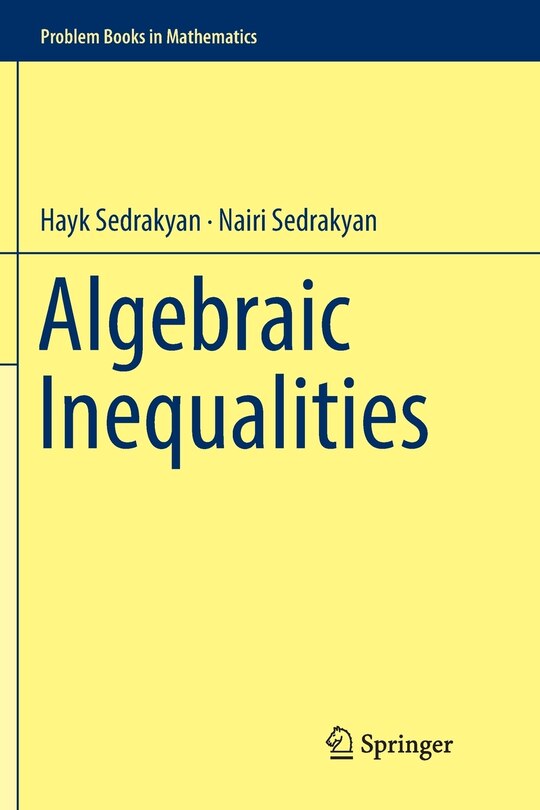 Front cover_Algebraic Inequalities