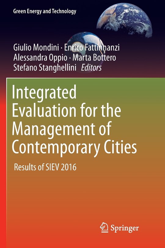 Front cover_Integrated Evaluation For The Management Of Contemporary Cities