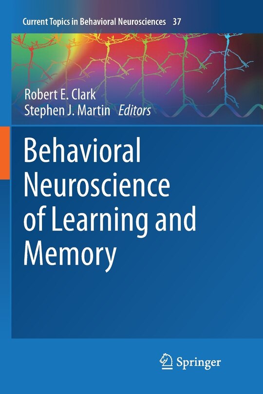 Couverture_Behavioral Neuroscience Of Learning And Memory
