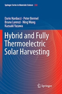 Couverture_Hybrid And Fully Thermoelectric Solar Harvesting