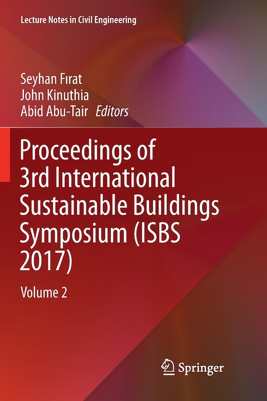 Front cover_Proceedings Of 3rd International Sustainable Buildings Symposium (isbs 2017)