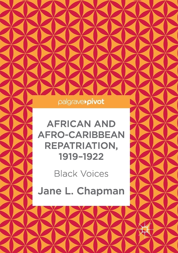 Front cover_African And Afro-caribbean Repatriation, 1919-1922