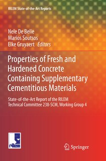Front cover_Properties Of Fresh And Hardened Concrete Containing Supplementary Cementitious Materials