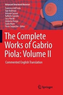 Couverture_The Complete Works Of Gabrio Piola