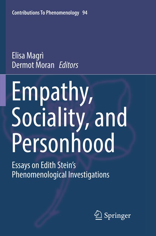 Front cover_Empathy, Sociality, And Personhood