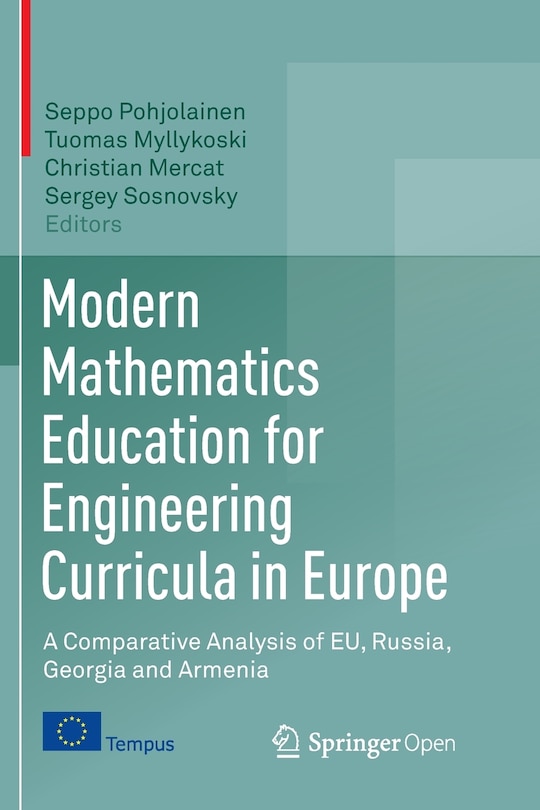 Front cover_Modern Mathematics Education For Engineering Curricula In Europe