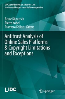 Couverture_Antitrust Analysis Of Online Sales Platforms And Copyright Limitations And Exceptions