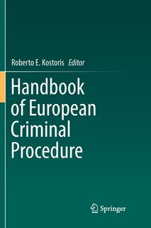 Front cover_Handbook Of European Criminal Procedure