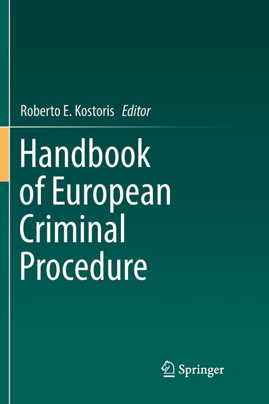 Front cover_Handbook Of European Criminal Procedure