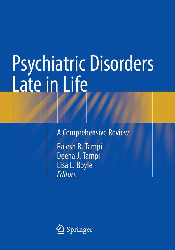 Front cover_Psychiatric Disorders Late In Life