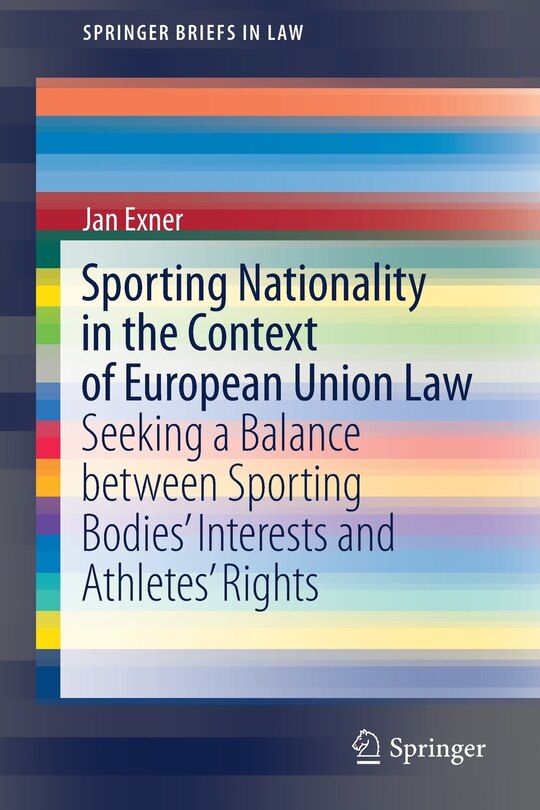 Couverture_Sporting Nationality In The Context Of European Union Law