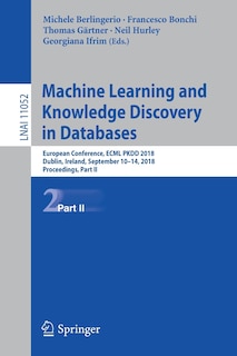 Front cover_Machine Learning And Knowledge Discovery In Databases