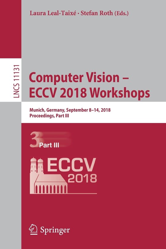 Front cover_Computer Vision - Eccv 2018 Workshops