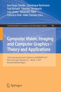 Front cover_Computer Vision, Imaging and Computer Graphics - Theory and Applications