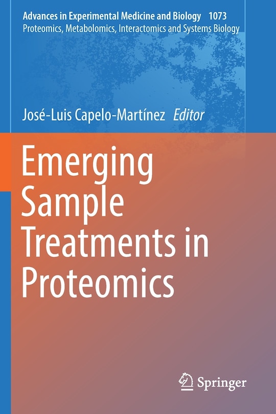 Front cover_Emerging Sample Treatments In Proteomics