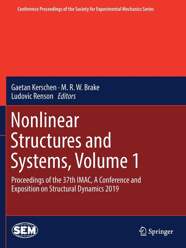 Front cover_Nonlinear Structures And Systems, Volume 1