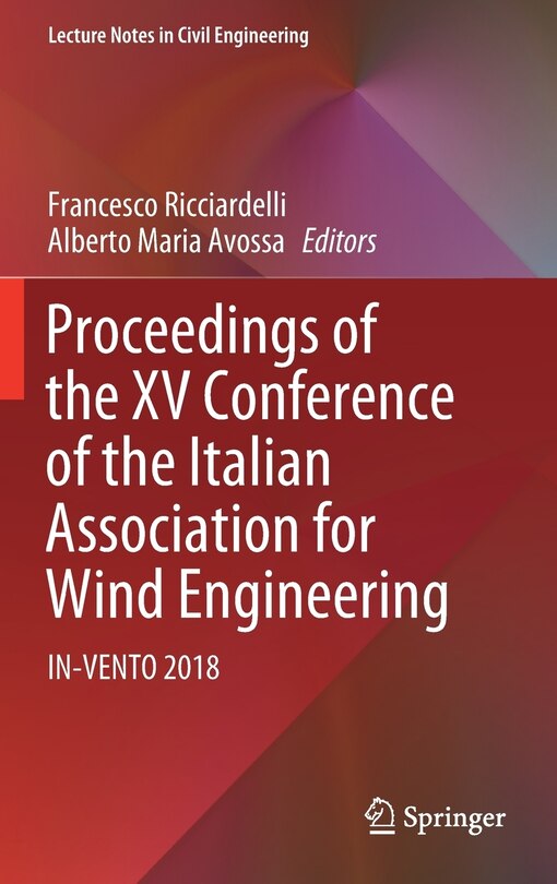 Couverture_Proceedings Of The Xv Conference Of The Italian Association For Wind Engineering