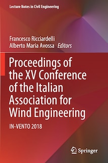 Couverture_Proceedings Of The Xv Conference Of The Italian Association For Wind Engineering