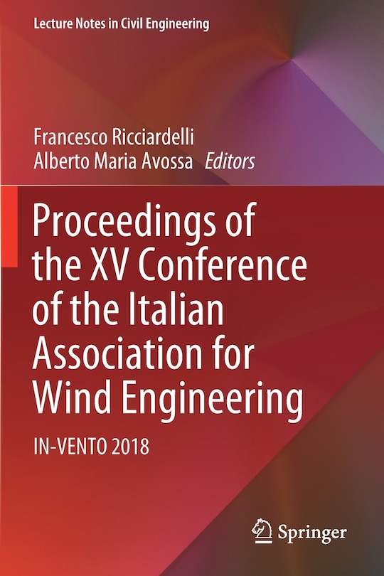 Couverture_Proceedings Of The Xv Conference Of The Italian Association For Wind Engineering