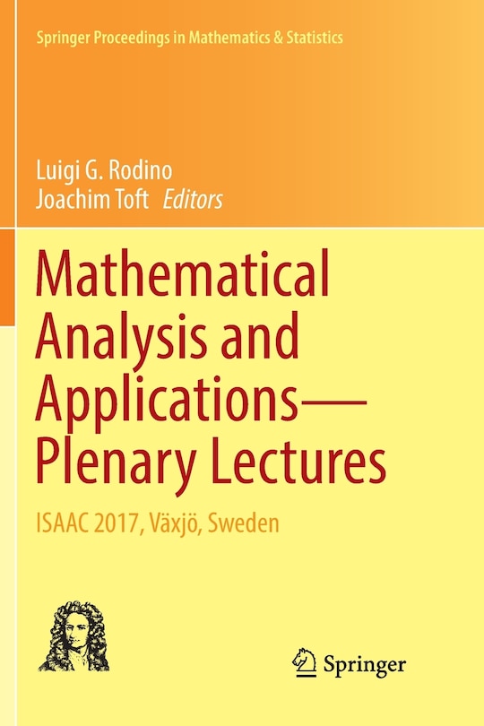 Couverture_Mathematical Analysis And Applications-plenary Lectures