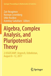 Front cover_Algebra, Complex Analysis, And Pluripotential Theory