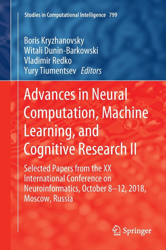 Front cover_Advances in Neural Computation, Machine Learning, and Cognitive Research II